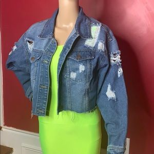 *NEW* Distressed Jean Jacket